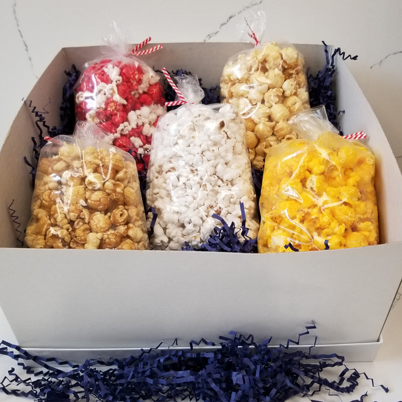 Big Red Small Popcorn Gift Box - 5 Bags